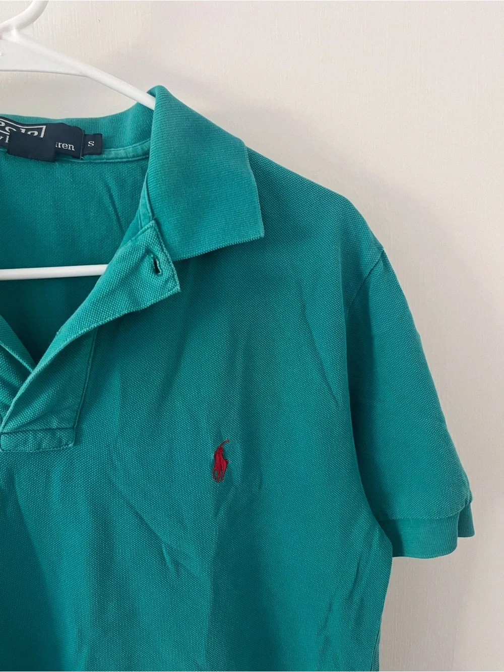 Polo Ralph Lauren Men’s Short Sleeve Polo Teal Turquoise Small